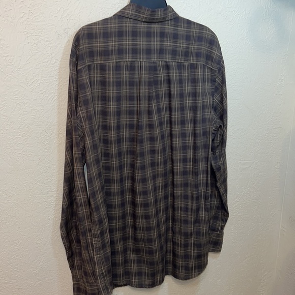Dockers Mens Plaid Long Sleeve Button Down Shirt - Picture 4 of 6